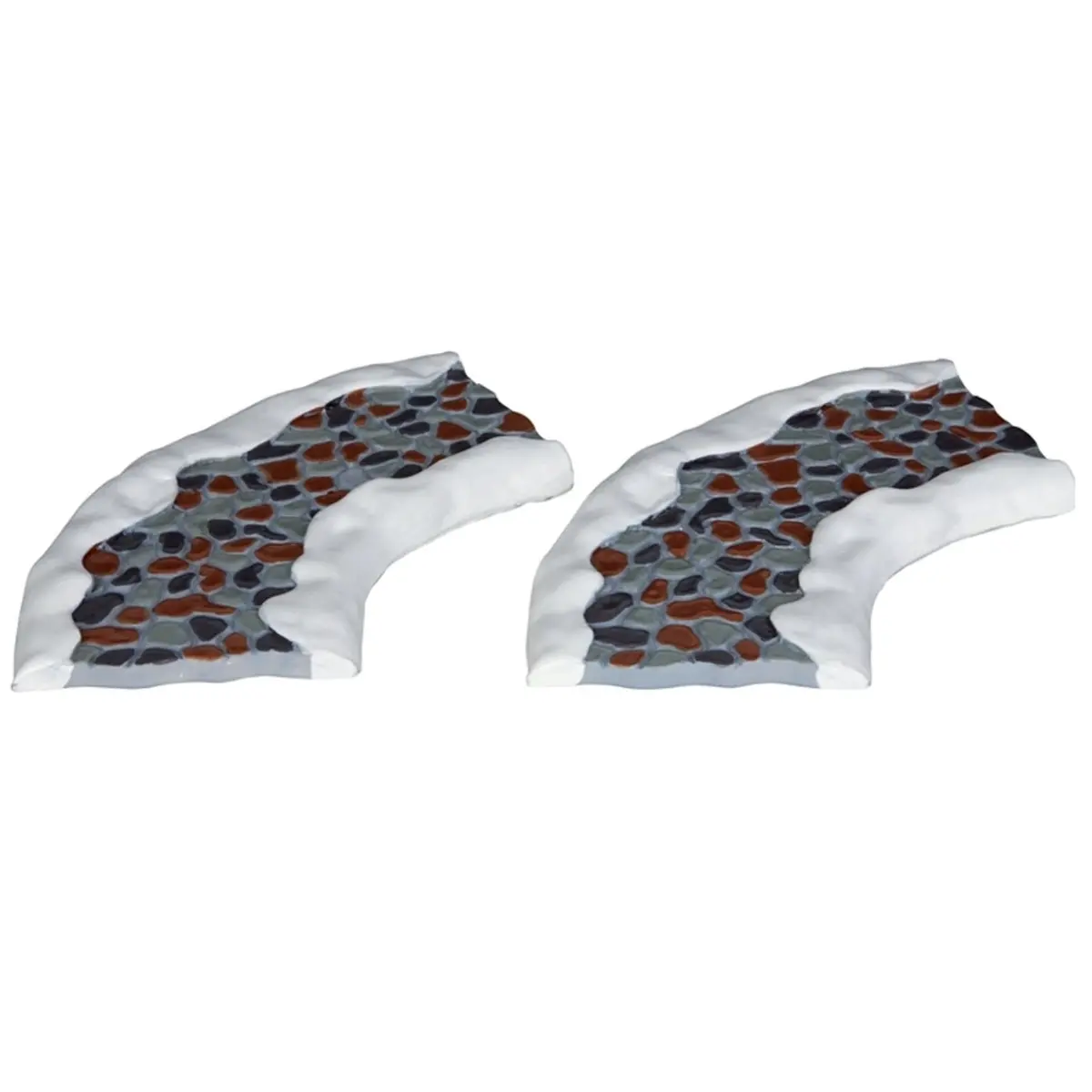 Lemax General Collectibles Landscaping: 2-Pc. Stone Road - Curved #34663 1