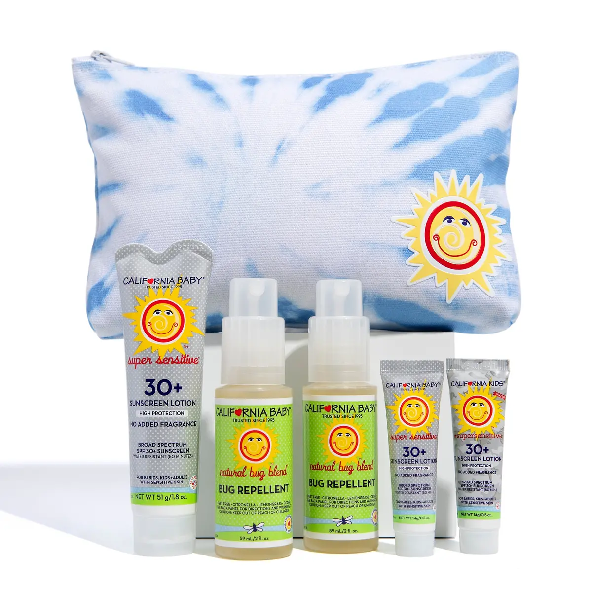 California Baby Unscented Sunscreen + Bug Spray Bundle 1