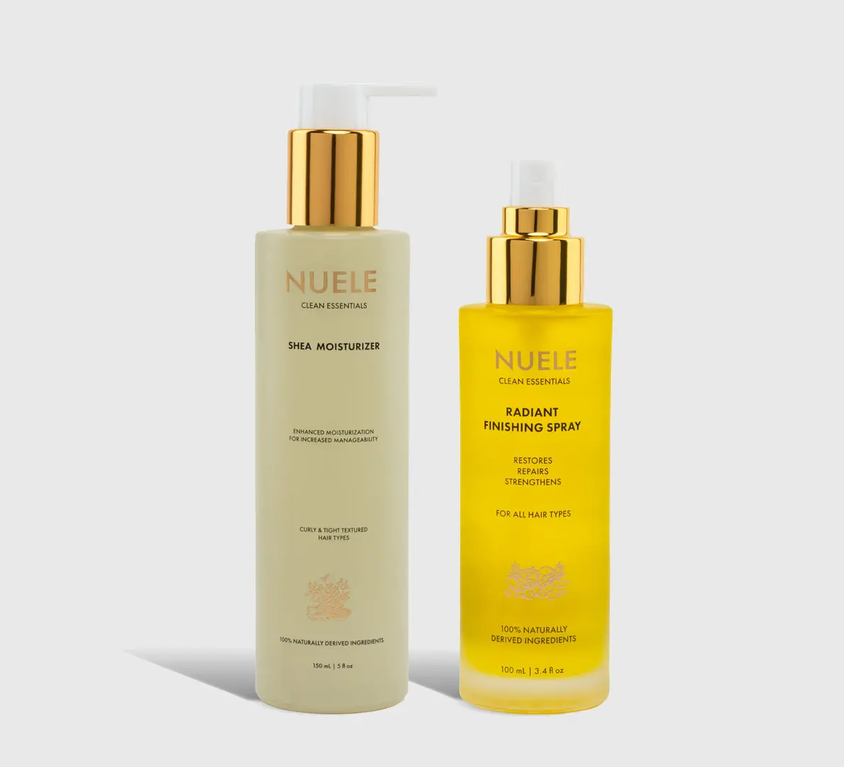 Nuele Shea Moisturizer, Radiant Finishing Spray 1