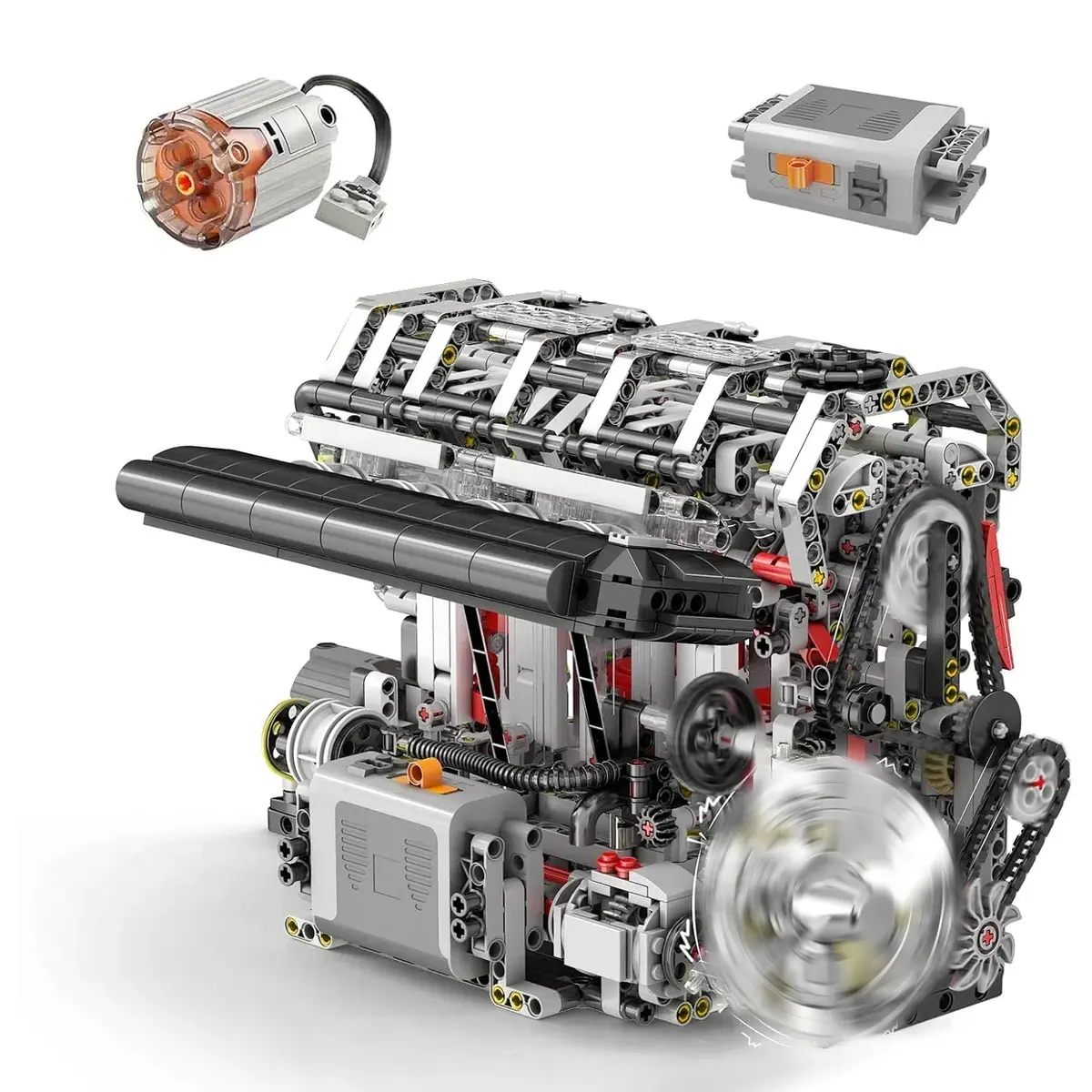 Mould King L4 Casoline Engine Building Blocks Kit - 1787Pcs 1