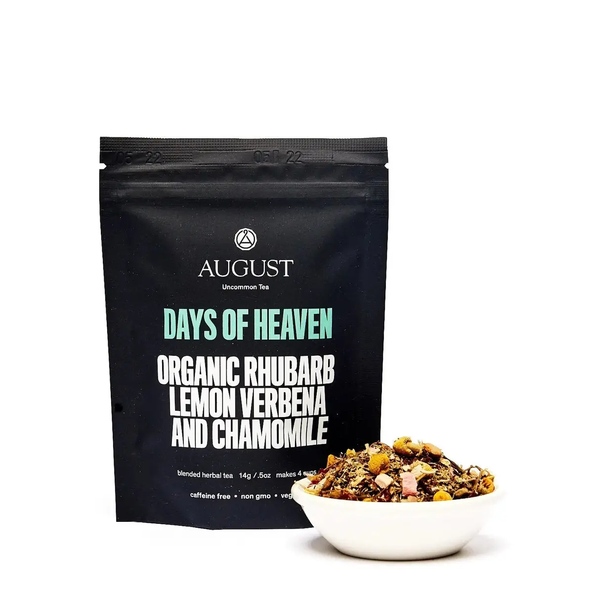 August Uncommon Tea Days Of Heaven - Rhubarb Verbena Chamomile Tea (Caffeine Free) 3