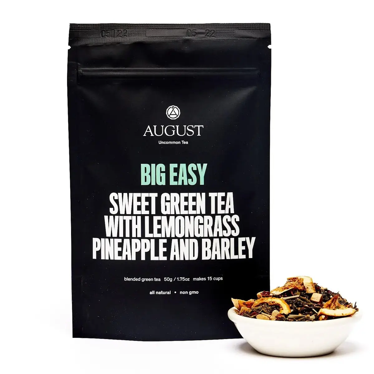 August Uncommon Tea Big Easy - Pineapple Caramel Green Tea 2