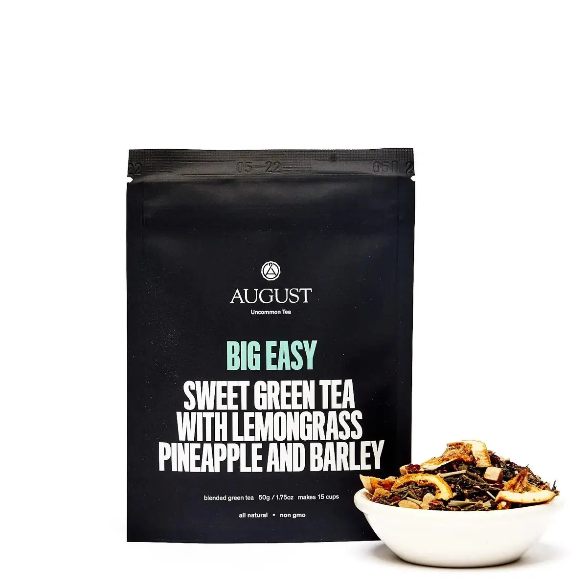 August Uncommon Tea Big Easy - Pineapple Caramel Green Tea 3