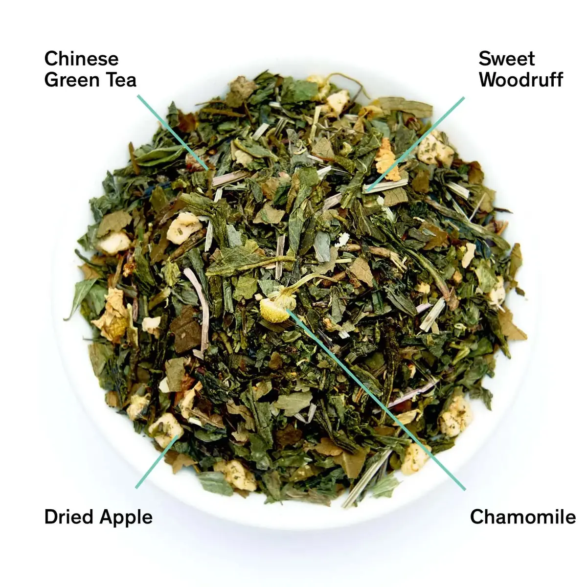 August Uncommon Tea Neon Forest - Apple Chamomile Green Tea 1