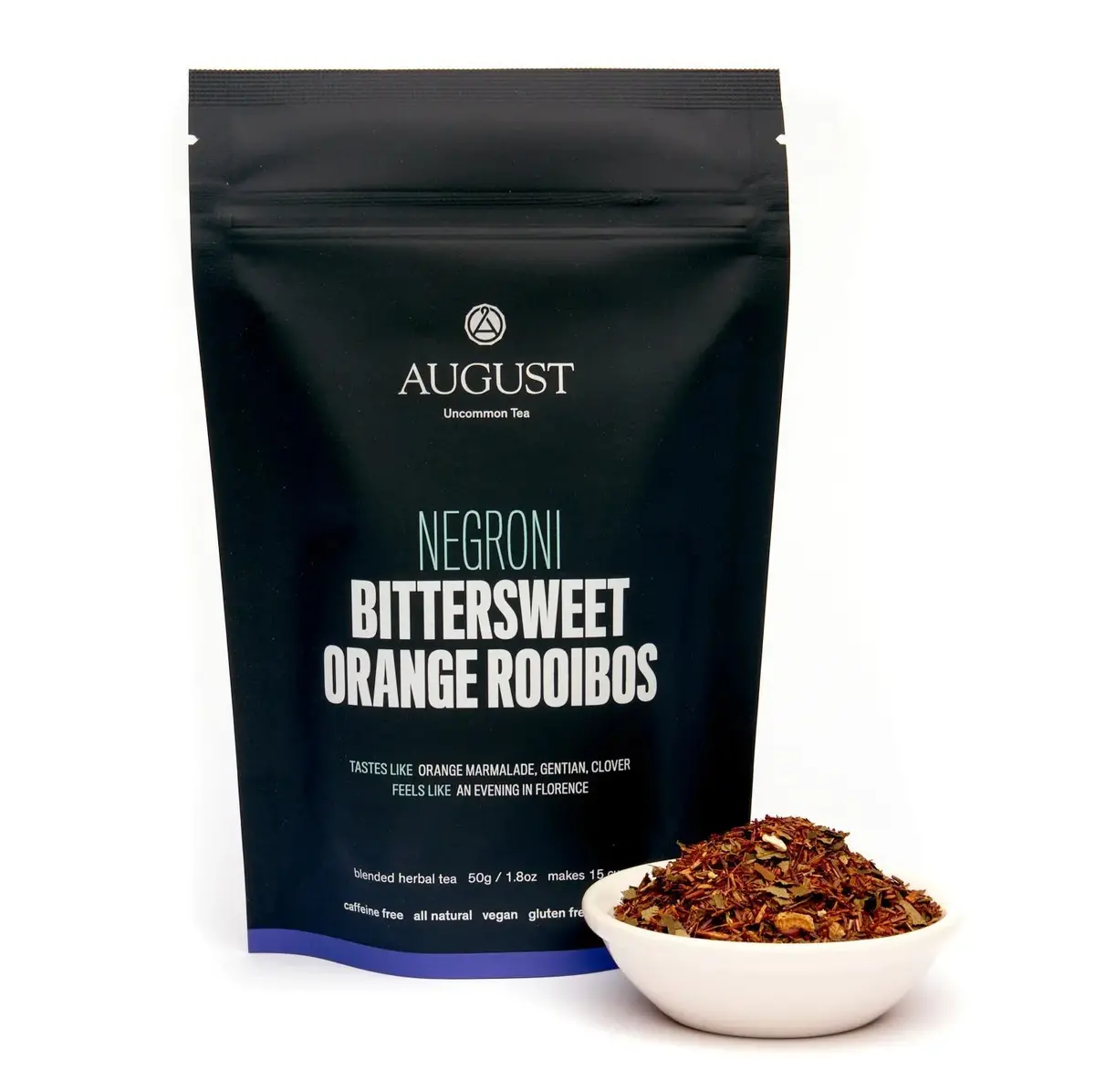 August Uncommon Tea Negroni - Bittersweet Orange Rooibos Tea (Caffeine Free) 2
