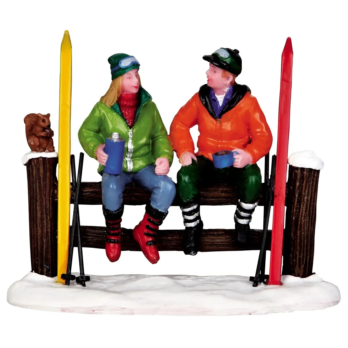 Lemax Vail Village Figurines: Cross-Country Coffee Break #32134 1