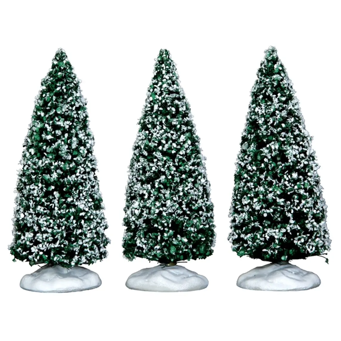 Lemax General Collectibles: Snowy Juniper Tree, Small, Set Of 3 #34666 1