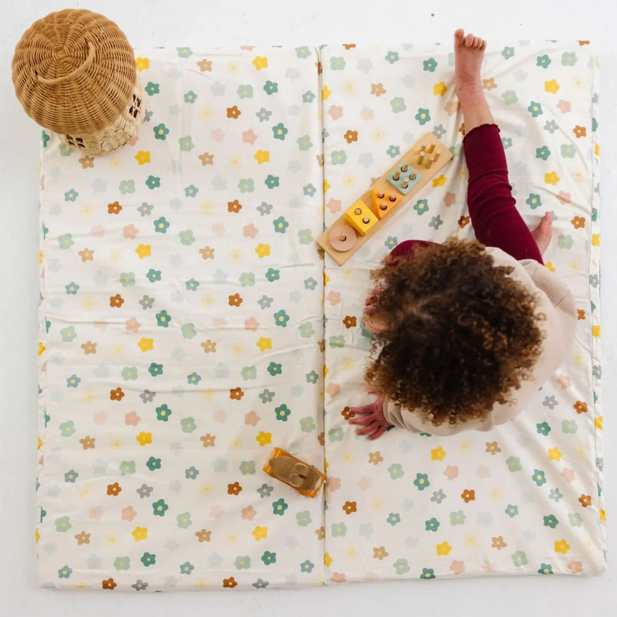 Toki Mats Playful Posies Organic Cotton Mat 3