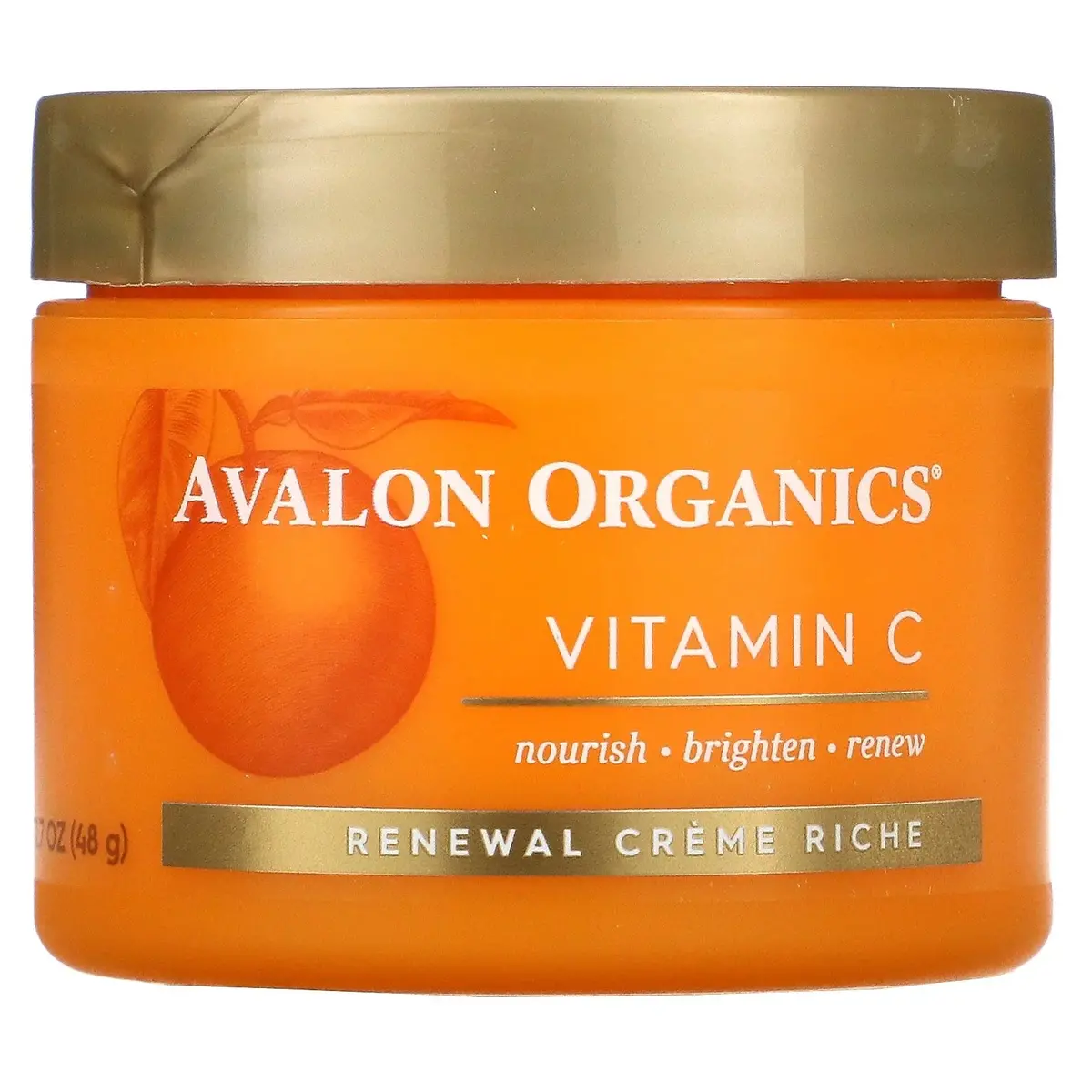 Avalon Organics Vitamin C Renewal Rich Face Creme - 1.7 Oz - 2 Pack 1