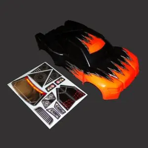 11036R Printed  Body -  Orange ,W/Decal 1