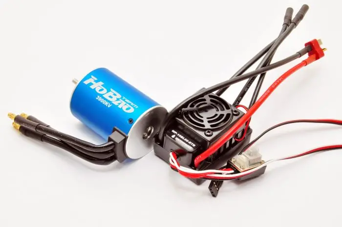 11330Wp　Hobao 1/10 60A Waterproof Esc & 3900Kv Brushless Motor Set 1