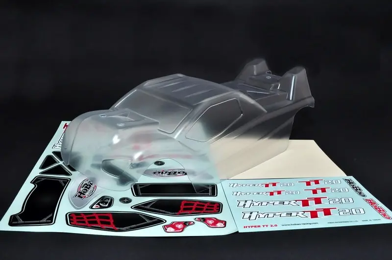 11385　1/10 Hyper Tt 2.0 Body Shell -Clear 1