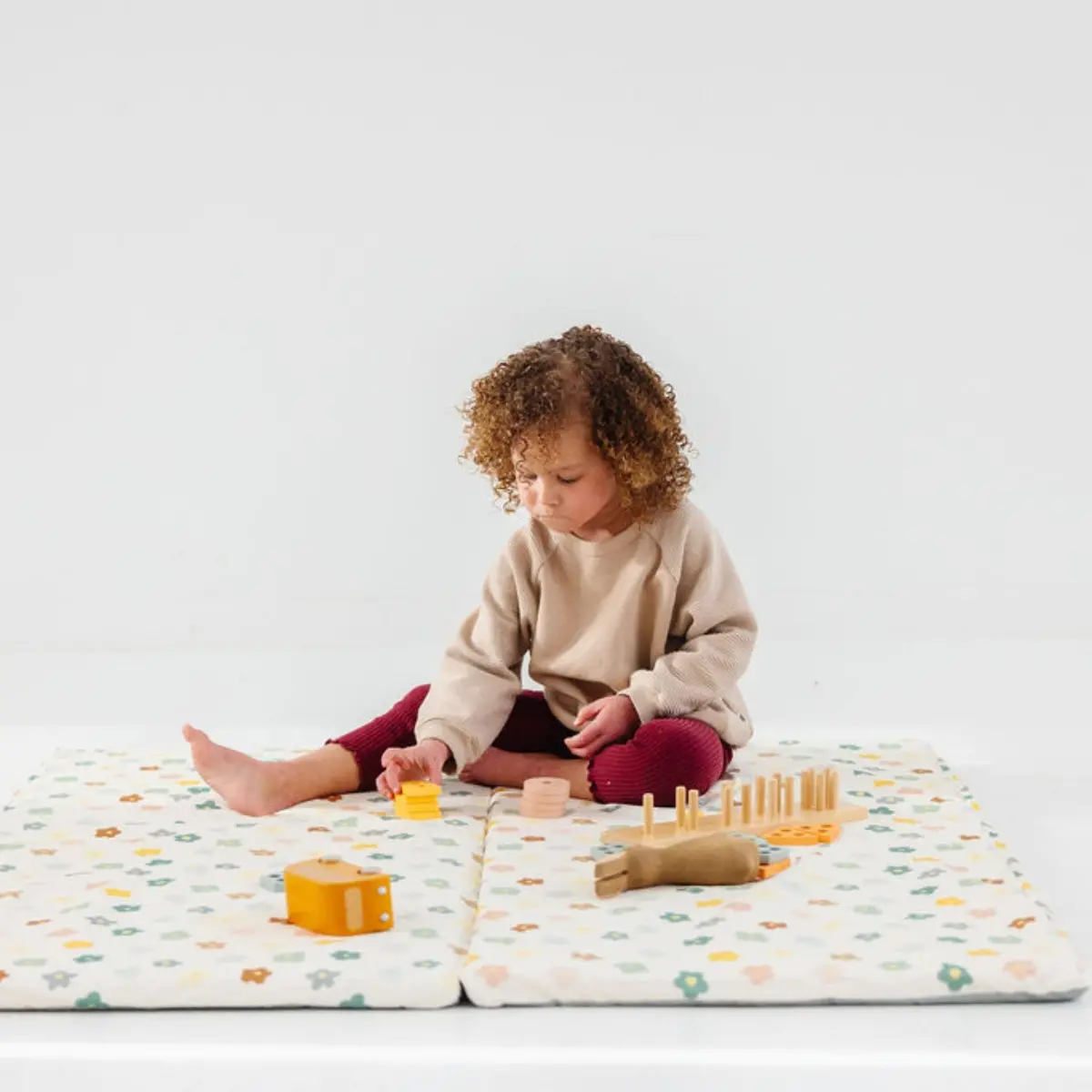 Toki Mats Playful Posies Organic Cotton Mat 2