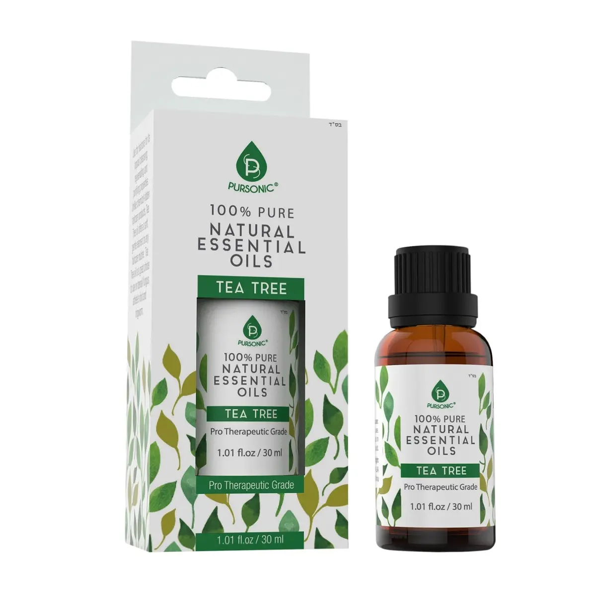 Pursonic 100% Pure & Natural Tea Tree Essential Oils 1