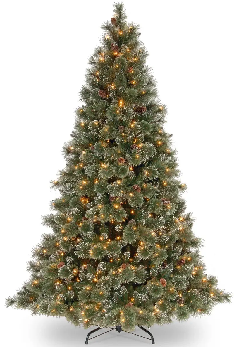 7.5' Crystal Elegance Pine Powerconnect™ Pre-Lit Artificial Christmas Tree 1