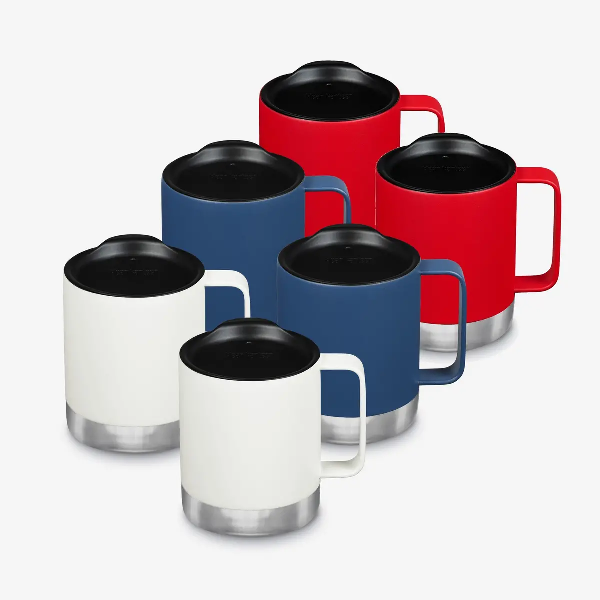 Klean Kanteen 12Oz Camp Mug - Red/White/Blue Bundle 1