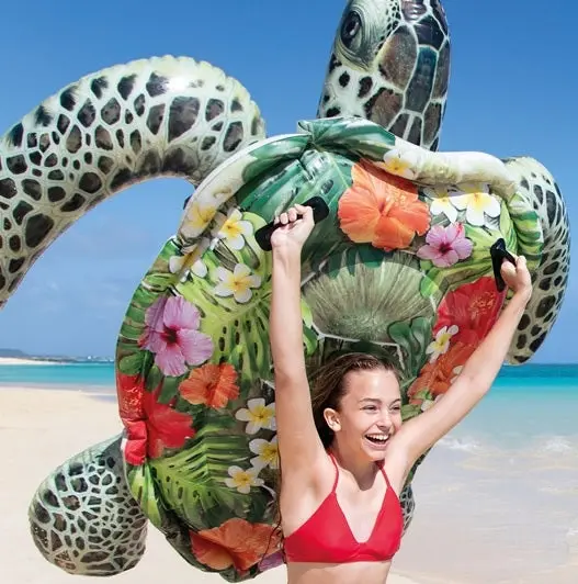 Intex Realistic Sea Turtle Inflatable Pool Ride-On 1