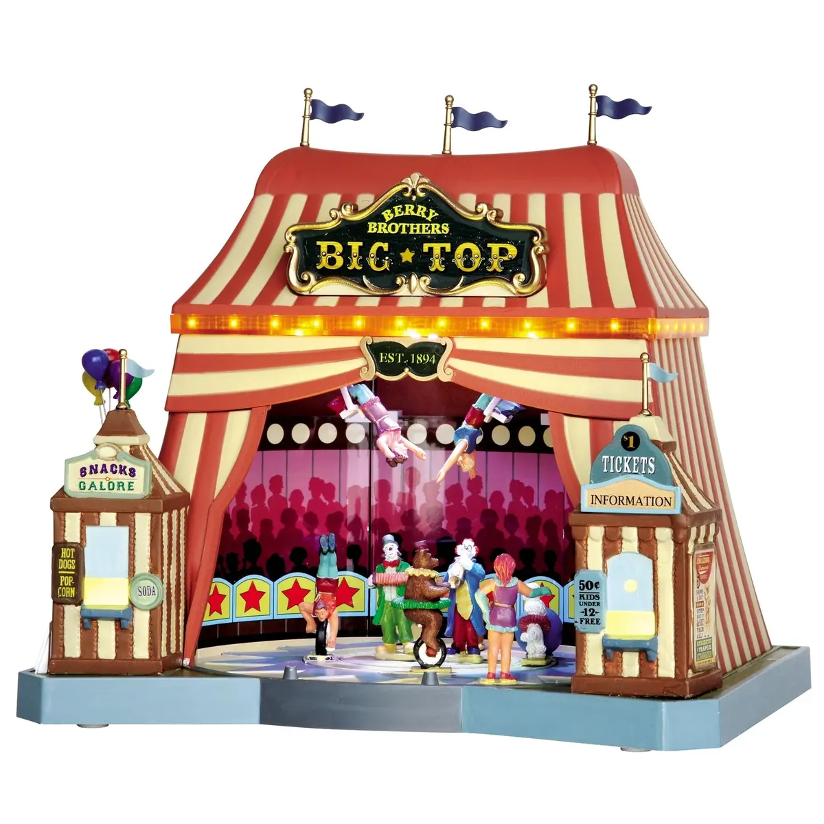 Lemax Carnival Sights & Sounds: Berry Brothers Big Top #55918 1