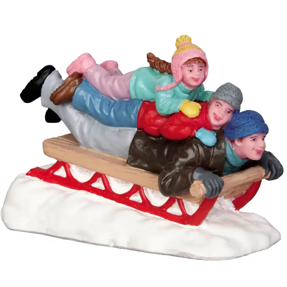 Lemax General Collectibles Figurine: Sledding With Dad #52329 1