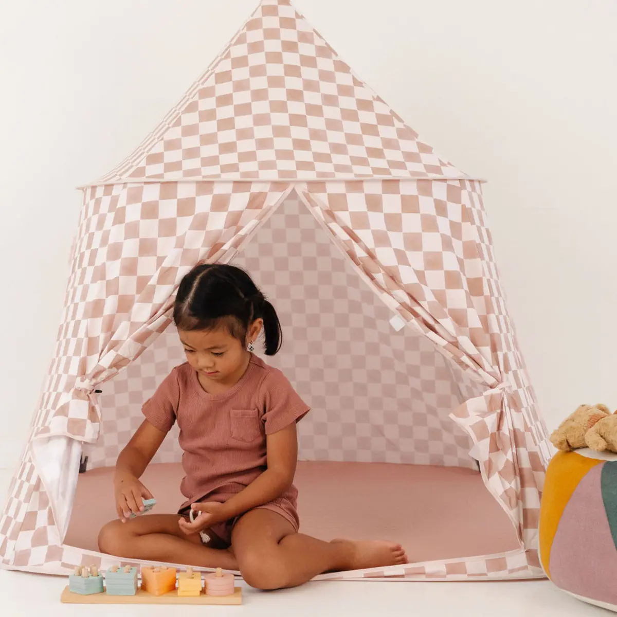 Toki Mats Checker Toffee Play Tent 1