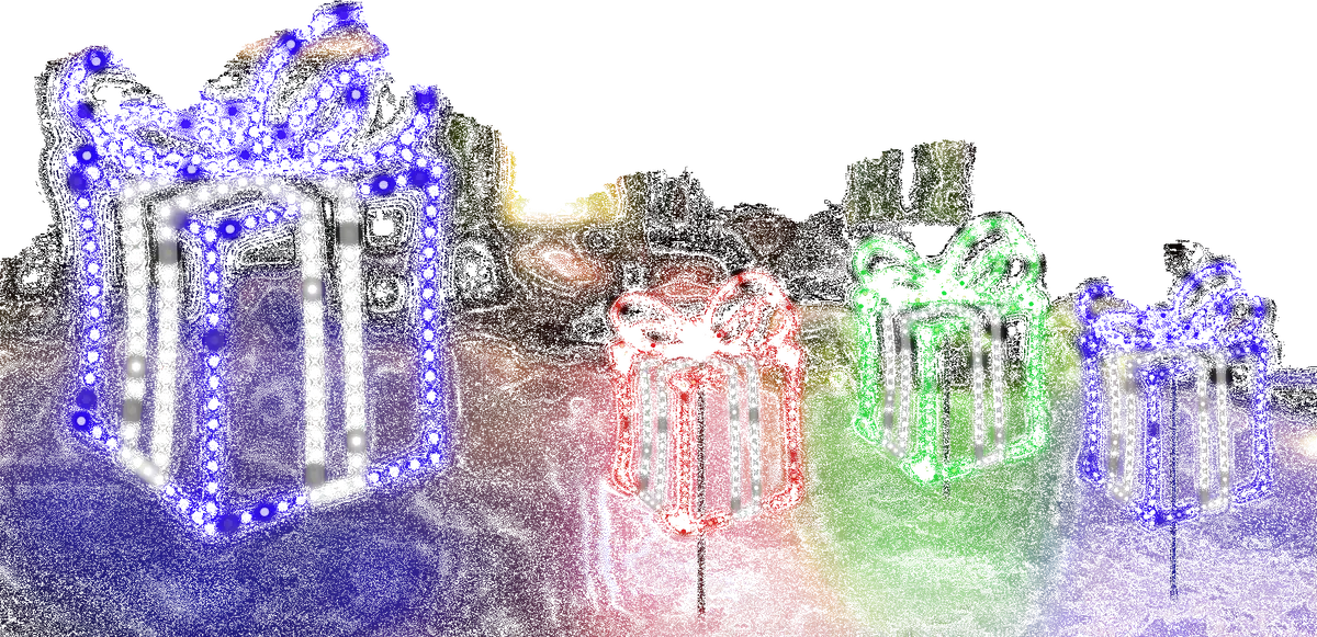16" Hi-Vibrant Led Present Decoration 1