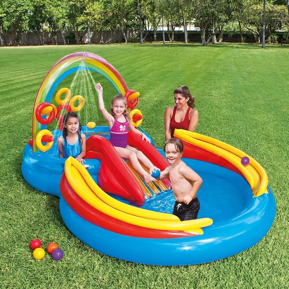 Intex Rainbow Ring Inflatable Play Center 1