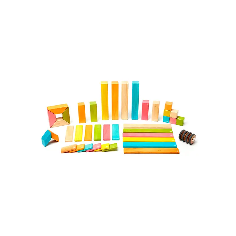 Tegu 42-Piece Set  Magnetic Wooden Blocks  Tegu Classics 1