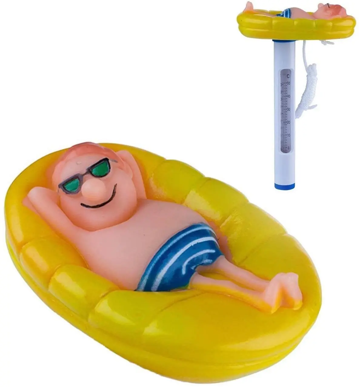 Floating Sunbather Water Thermometer 1
