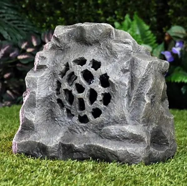 Solar Powered Bluetooth Enabled Waterproof Rock Speaker 1