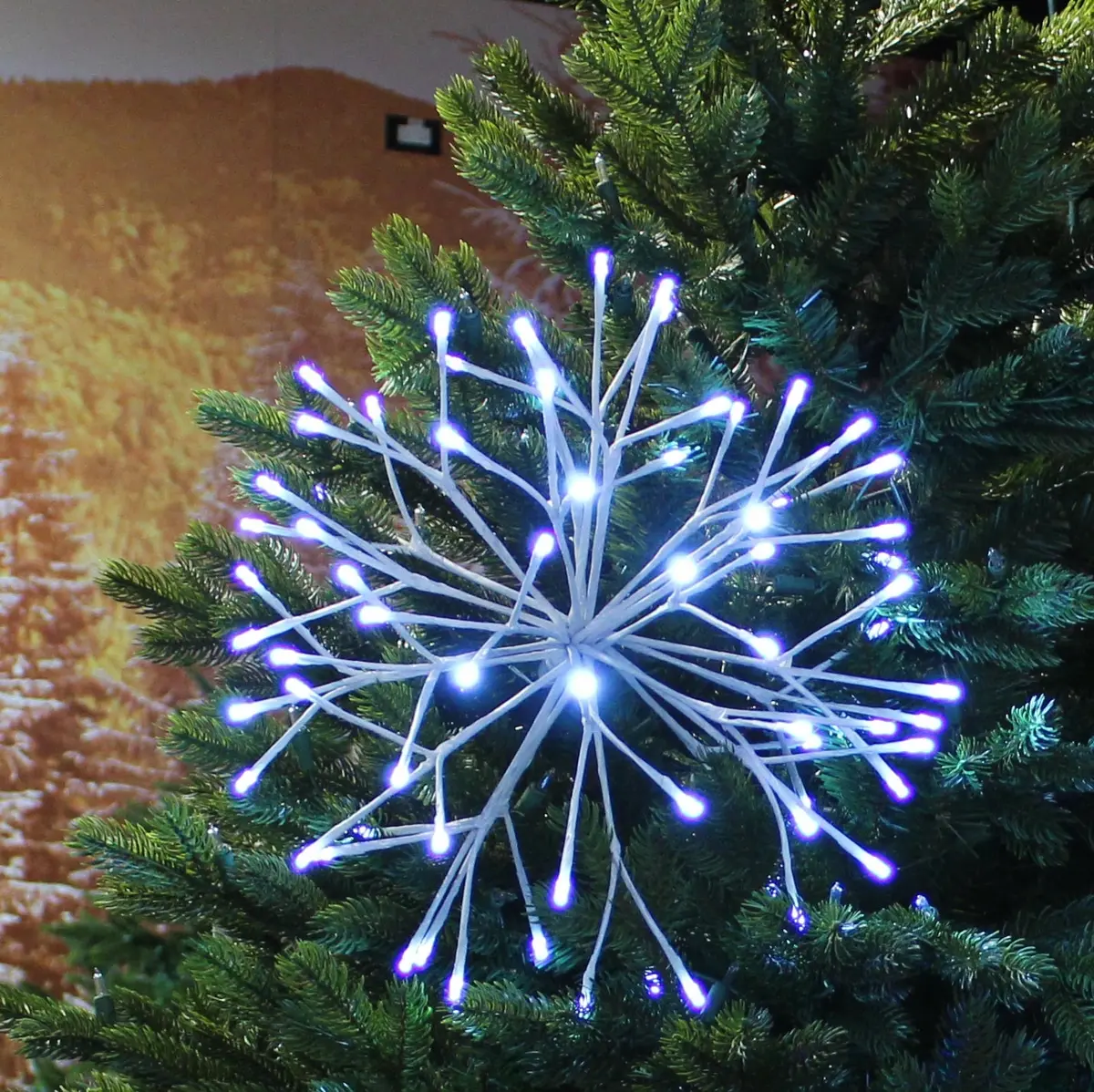 16" Twinkling Led Starburst Clusters 1