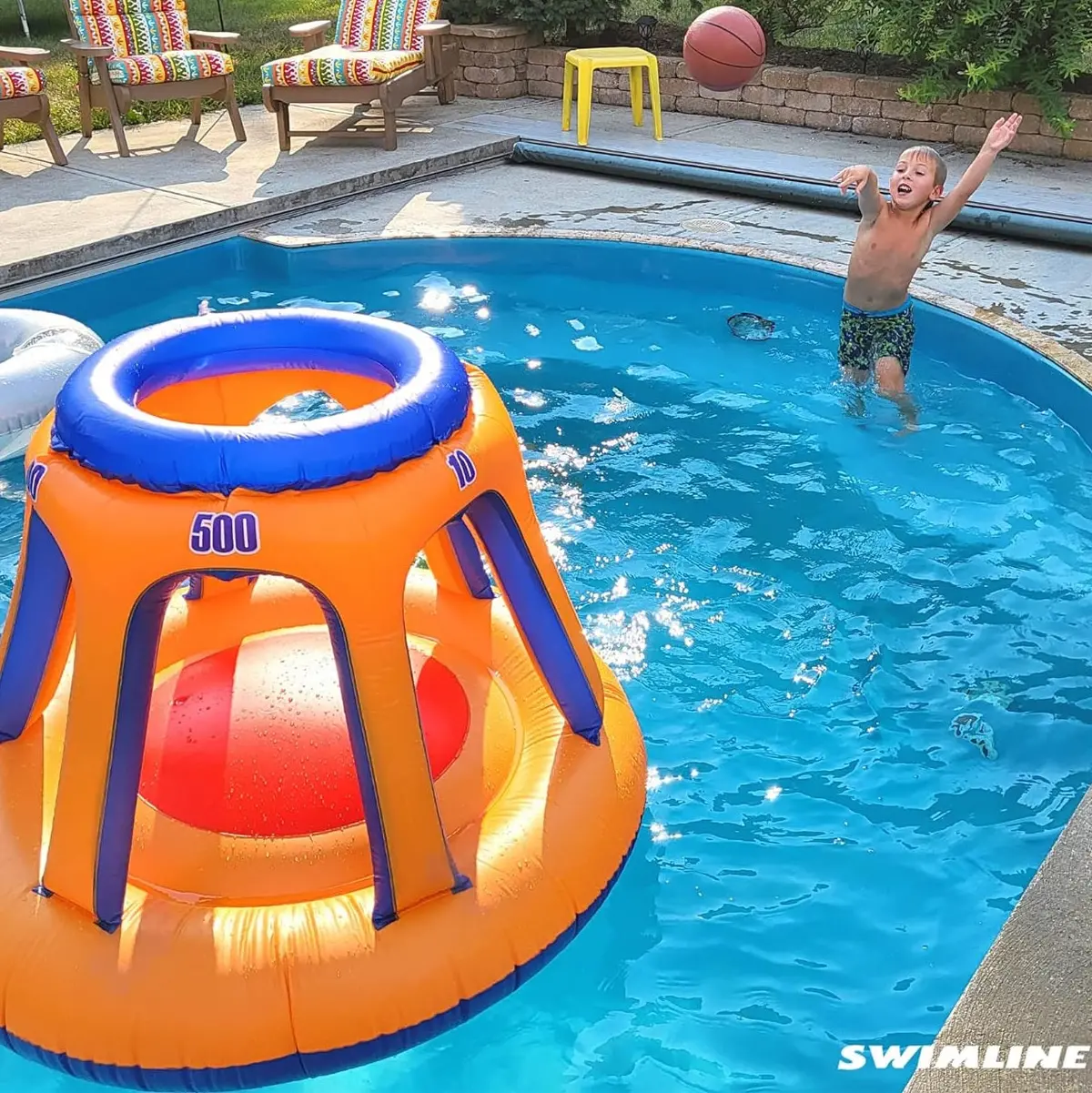 Giant Shootball Floating Basketball Hoop Game 1