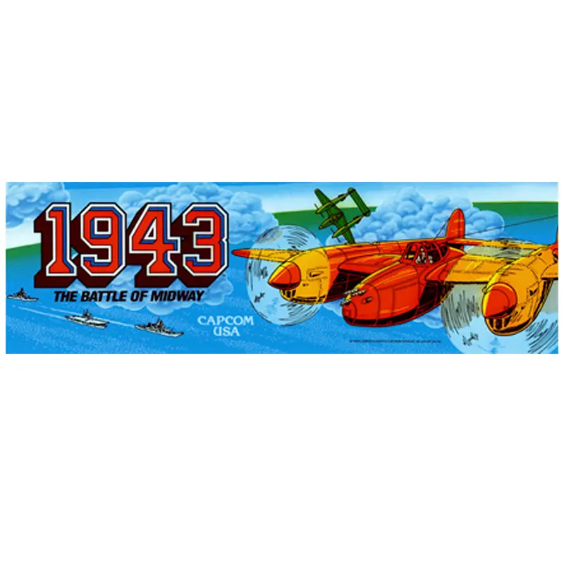 1943- Battle Of Midway Arcade Marquee 1