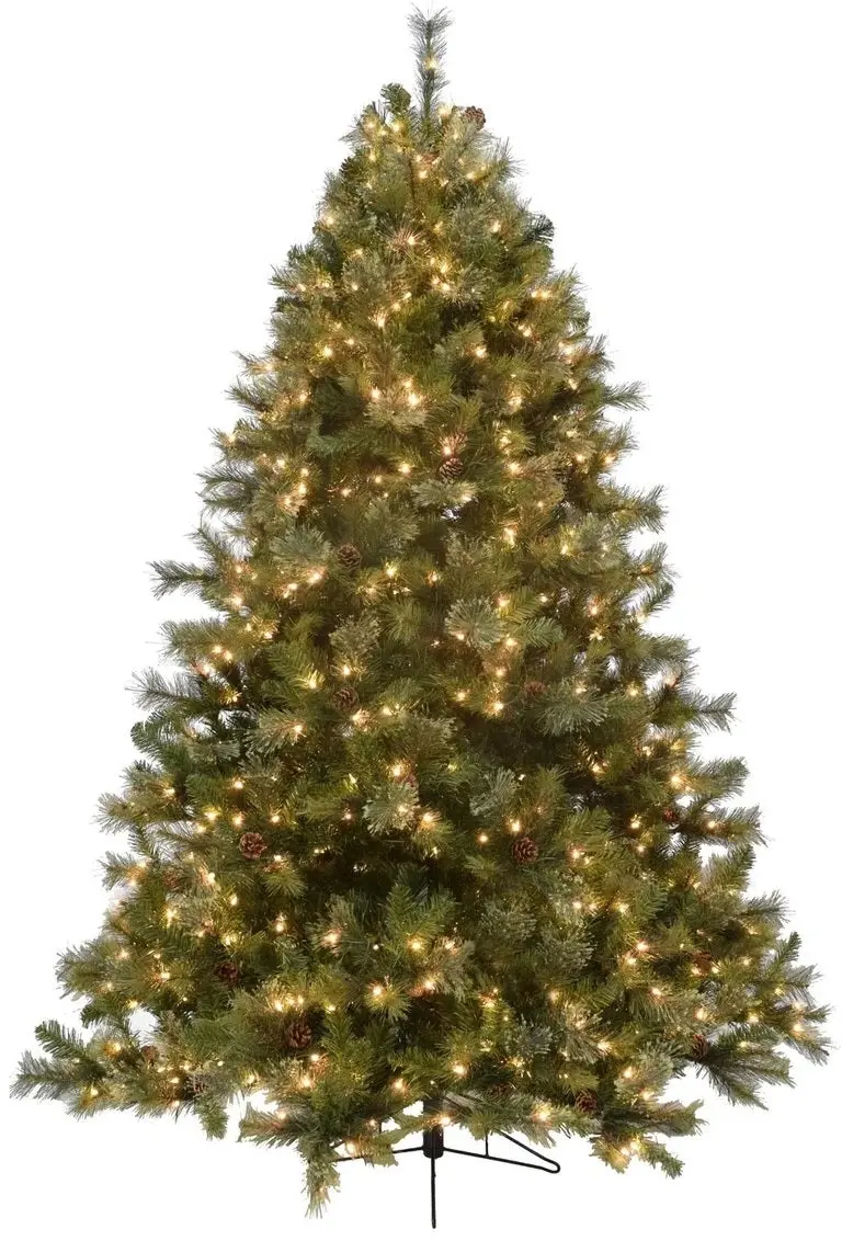 7.5' Rocky Mountain Instant Lite Pole Pre-Lit Artificial Christmas Tree 1