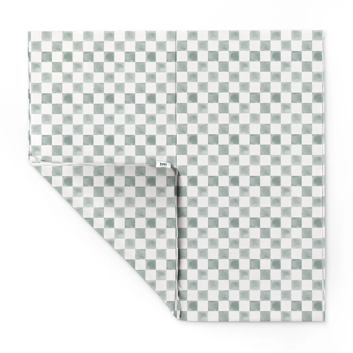 Toki Mats Checker Matcha Vegan Leather Mat 1