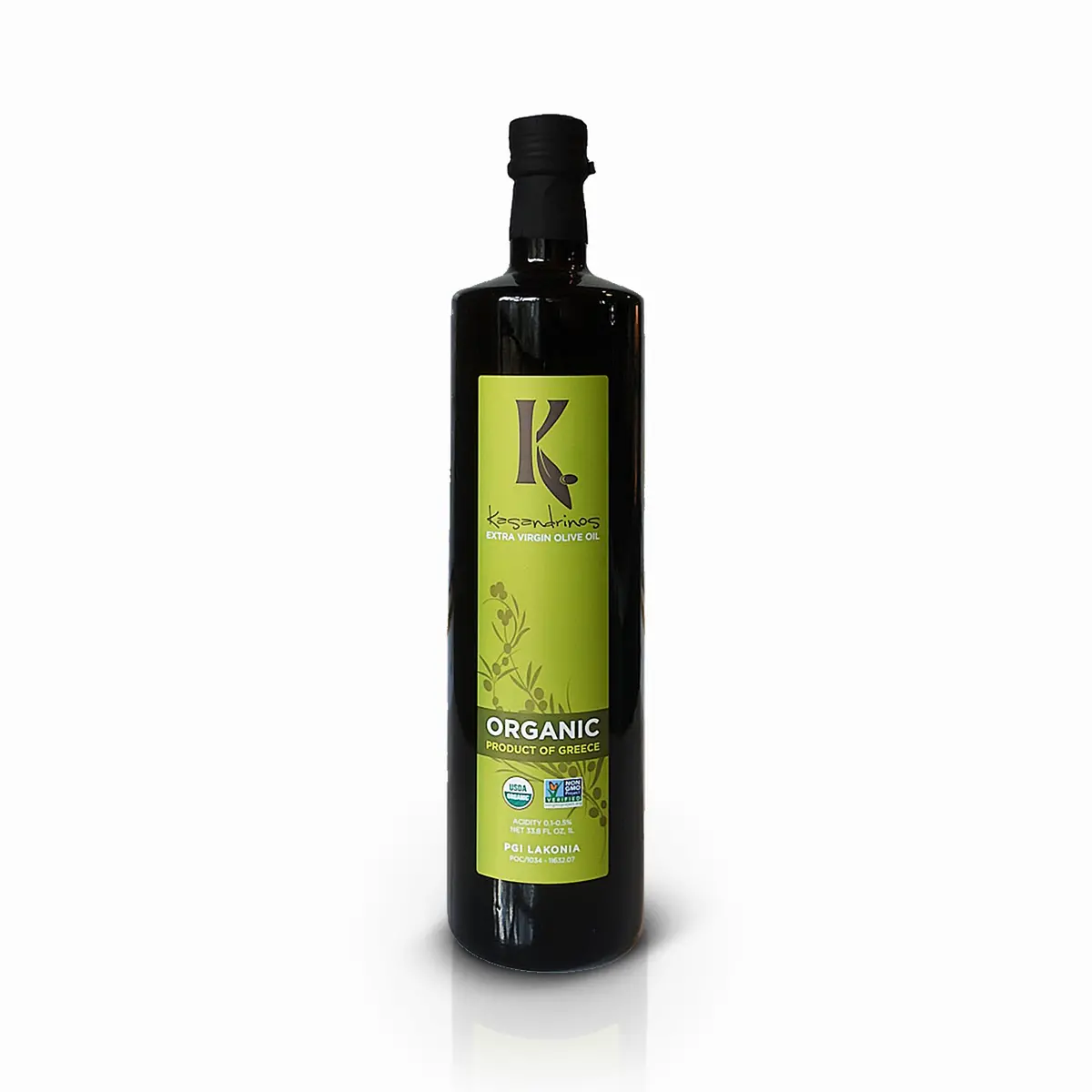 Kasandrinos International 1L Bottle - Organic Evoo 1