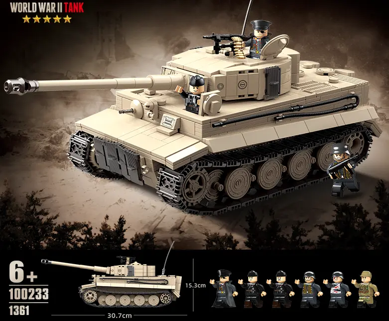 German Tiger I - 1361Pcs 1