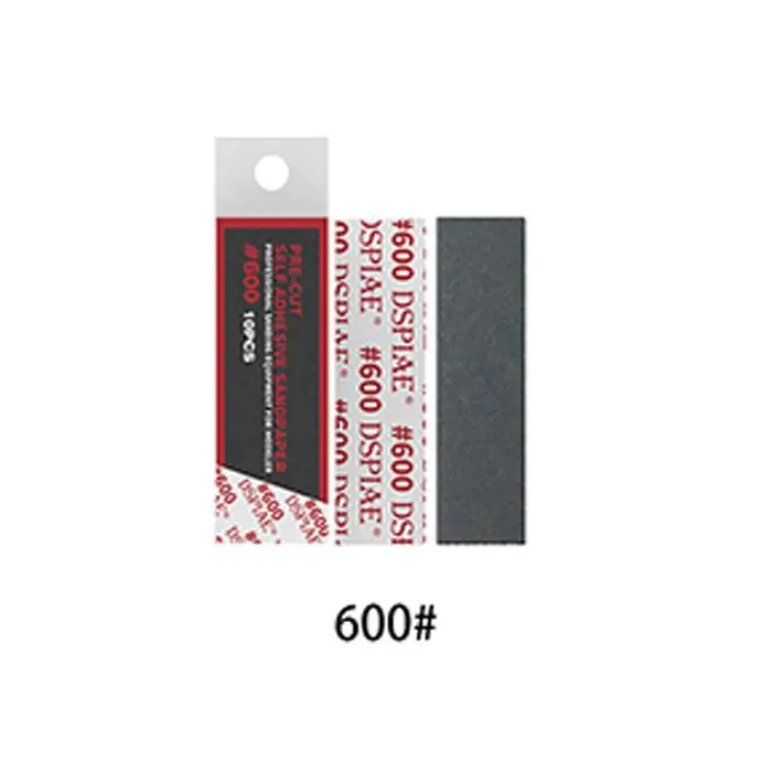 Dspiae 600# Pre-Cut Adhesive Sandpaper 1