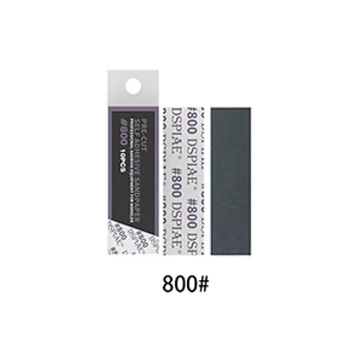 Dspiae 800# Pre-Cut Adhesive Sandpaper 1