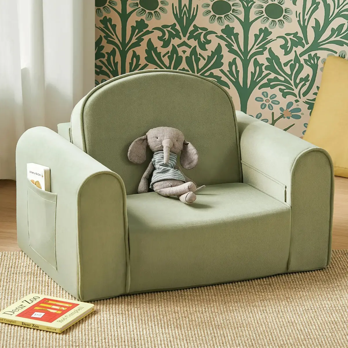 Tiny Land® Gentlesnug Kid Chair - Sage 1