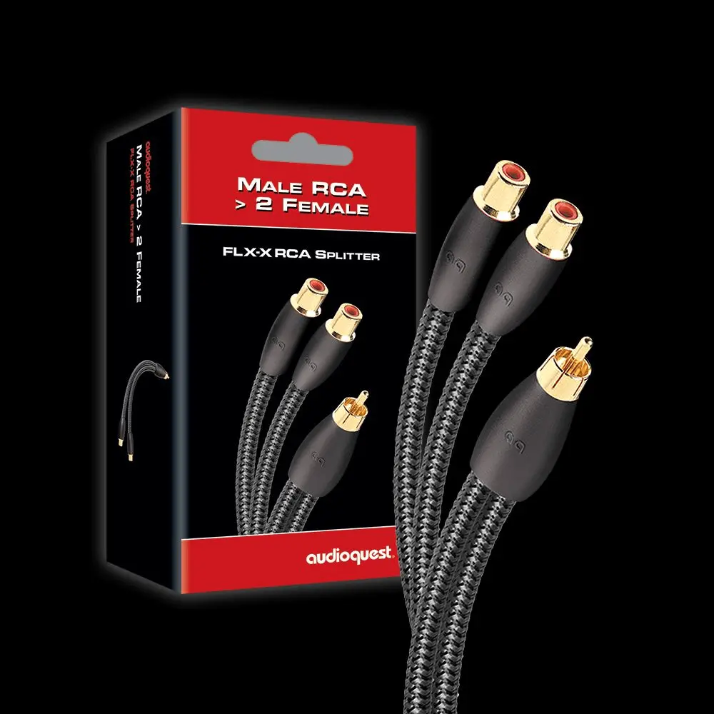 Audioquest Flx-X Rca Splitters (Male To 2 Female) 1