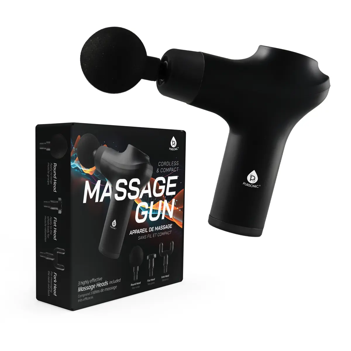 Pursonic 3 Speed Cordless & Rechargeable Professional Massage Gun 1