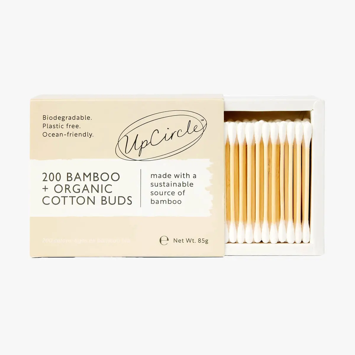 Upcircle Organic Bamboo Cotton Buds - 200 Pieces 1