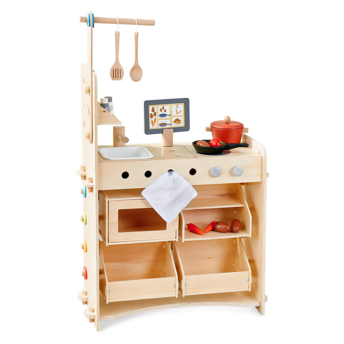 Haba Creative Play 3 In 1 – Play Kitchen, Store & Workshop 1