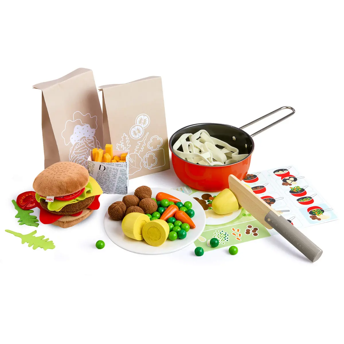 Haba Creative Play Fresh Box - Play Food Meal Kit 1