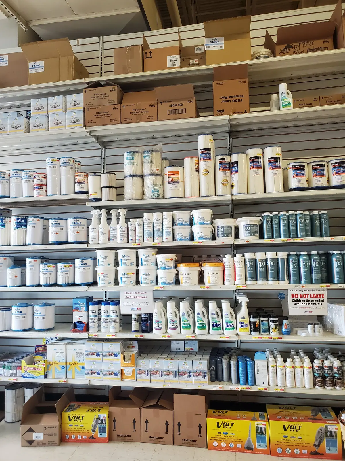 Assorted Pool & Spa Chemicals At The Outlet 1