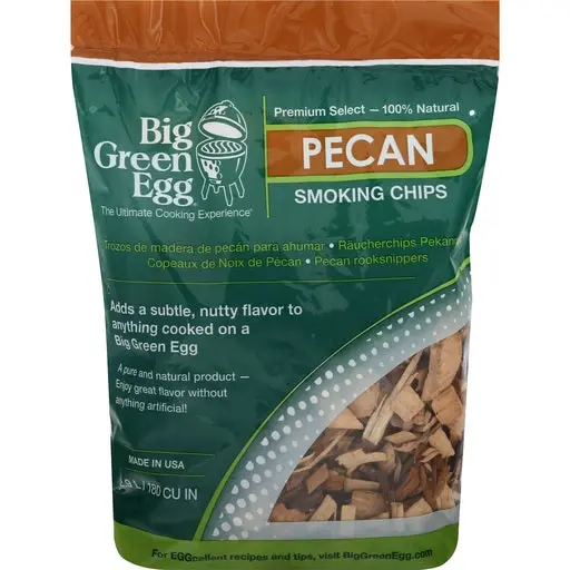 Big Green Egg Premium Kiln Dried Pecan Wood Smoking Chips 2