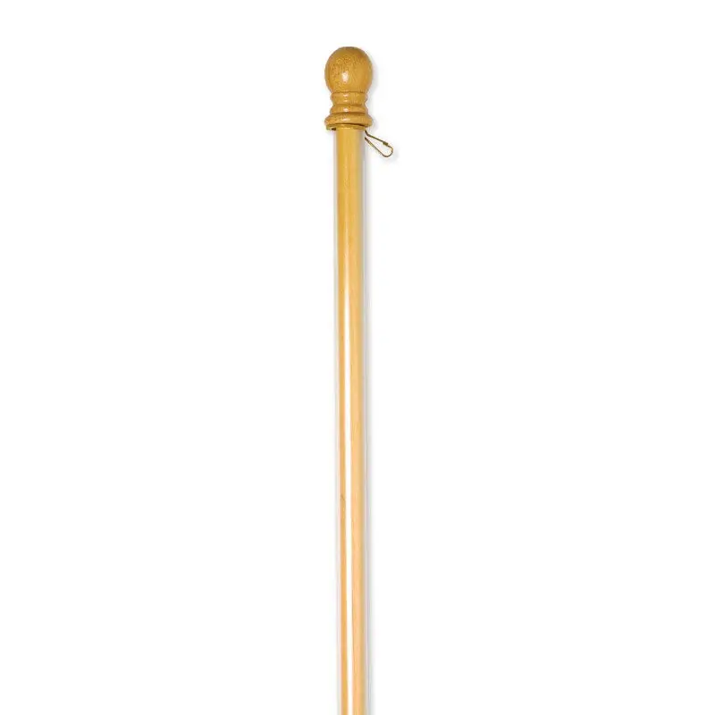 Wooden Flag Pole With Anti-Wrap Tube 1