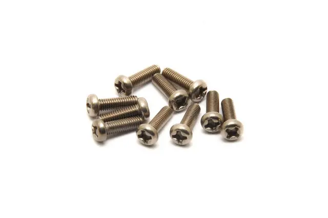 22201 Titanium Round Head Screw (3 X 10Mm) 10Pcs. 1