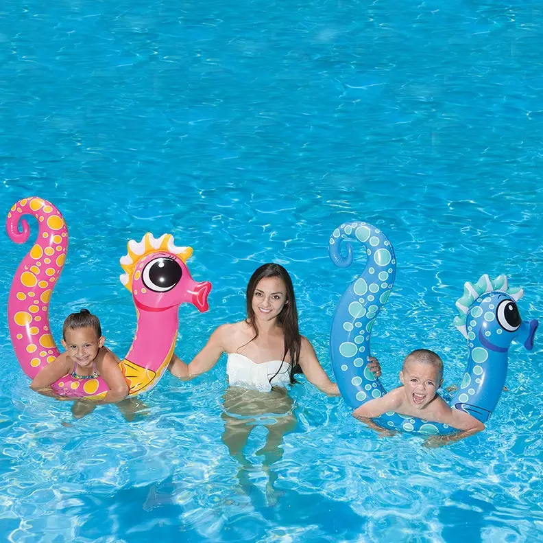 Poolmaster's Inflatable Seahorse Pool Noodles (2-Pack) 1