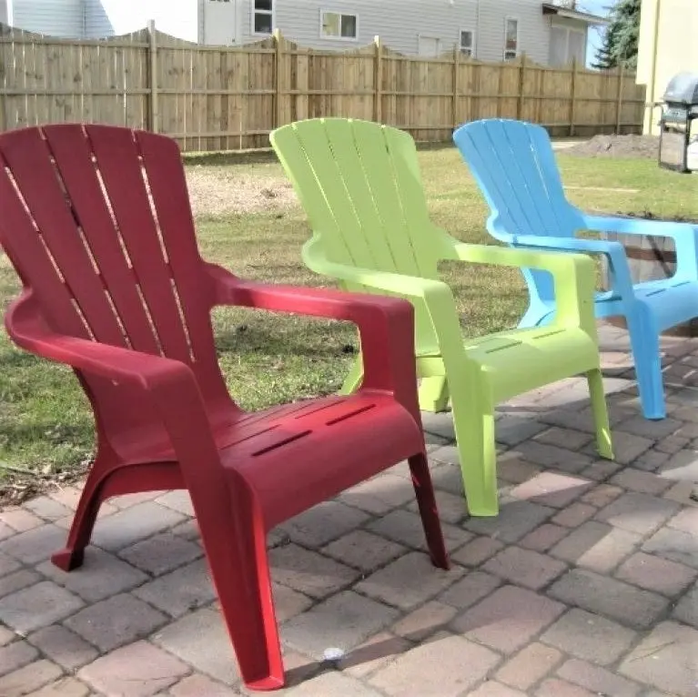Kids Resin Stacking Adirondack Chairs 1